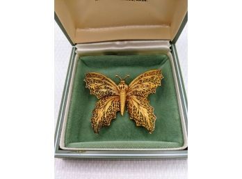 10K Gold Butterfly Pin