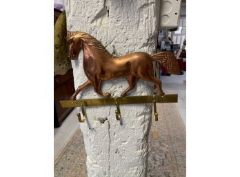 Copper And Brass Horse Hanger