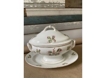 Beautiful CFH Covered Tureen And Plate