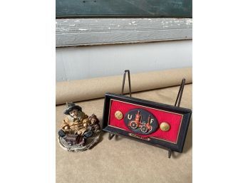 Fire Button Plaque And Dollstone Collection A Lot The Chief