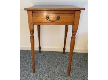 Antique Single Drawer End Table