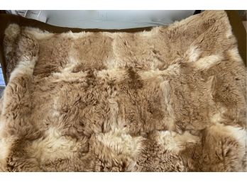 Juan Liberum Of Buenos Aires Fur And Wool Throw Blanket