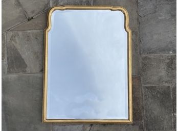 A Gilt Framed Beveled Chinoiserie Mirror