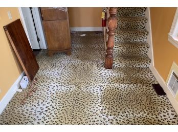 Vintage Leopard Wall To Wall Carpeting, Stair Runners And Hall Pieces (Possibly Stark)