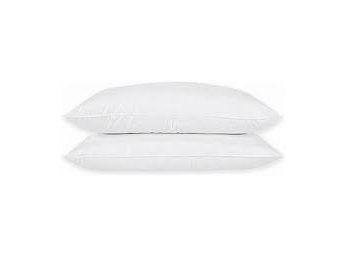A Set Of 2 King Size Down Alternative Pillows With GT Cotton Pillow Cases - 1/5