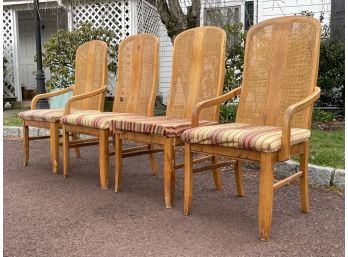 Mid Century Modern Cane Back Chairs