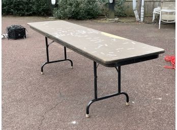 A Pair Of Large 8' Folding Tables