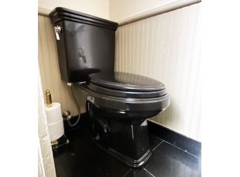 A Modern Black Toilet By Toto