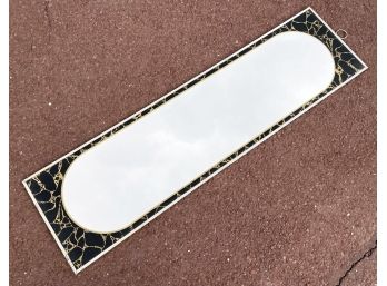 A Lovely Vintage Painted Glass Mirror