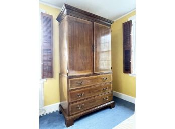 An Inlaid Wood Armoire From The Aston Court Line By Henredon