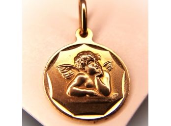 14kt Gold Angel Pendant (1.56 Grams)