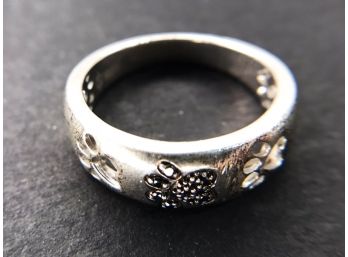 Sterling Silver Paw Print Ring (4 Grams)
