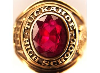 Vintage 10kt Gold Tuckahoe High School Class Ring By Dieges & Clust (8.1 Grams)