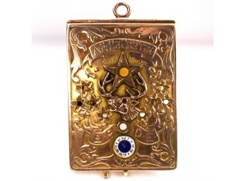 RARE! Antique 14kt Gold Elks Lodge Card Holder (39.97 Grams)
