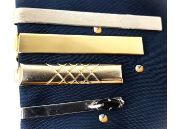 Tie Clasp Lot (4 In Total)