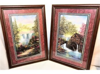 Scenic Artwork From Home Interiors & Gifts (2 Pieces)