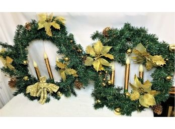2 Christmas Wreathes (Battery Operated)