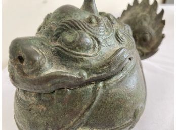 This Adorable Bronze Dragon Incense Burner Is Too Cute