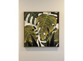 The Tropics / Canvas Art Panel In Wood Frame (LOC: W1)
