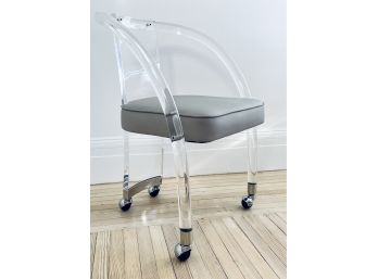 Interlude Home Willa Desk Chair In Grey (LOC: FFD 1)