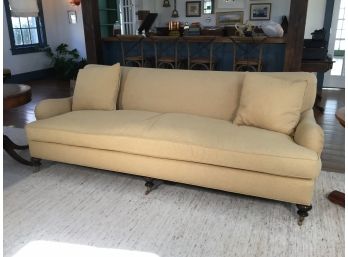 Incredible Custom Sofa With HOLLAND & SHERRY Cashmere Upholstery - Was THOUSANDS Of Dollars To Have Made