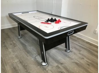 Amazing Like New Air Hockey Table EASTPOINT - HOVER HOCKEY Featuring Glaze Tek With Accessories Shown WOW !