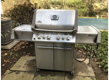NAPOLEON PRESTIGE Gas Grill - Paid $1,600 - With Cover - Set Up For Natural Gas - Just Needs Good Cleaning !