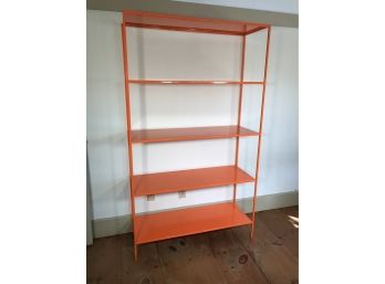 Fantastic Hermes Orange Very High Quality Metal Etagere / Shelf - All Welded Construction - No Screws WOW !