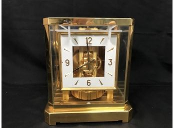 Jaeger-Le Coultre Atmos Mantle Clock - New, Never Operated  9.25'H