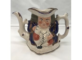 Vintage Toby Mug Teapot Base - Unique - Made In England