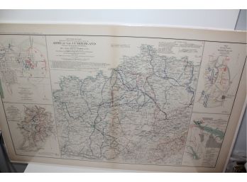 1892 Lithograph Print Plate #24- The Army Of The Cumberland -