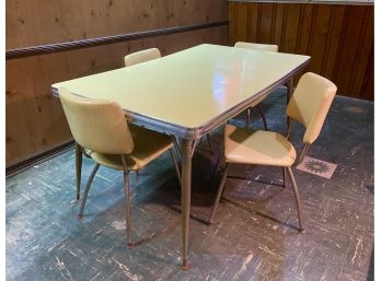 Retro Vintage Formica Dinette Table And Chairs