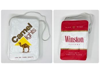 Vintage 1970s Camel Lights Winston Crossbody Bag