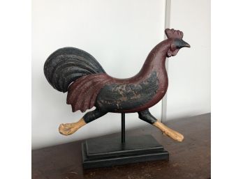 An Antique Replica Folk Art Running Chicken - 15' Long