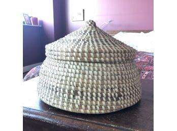 A Sweet Grass Basket Made In North Carolina