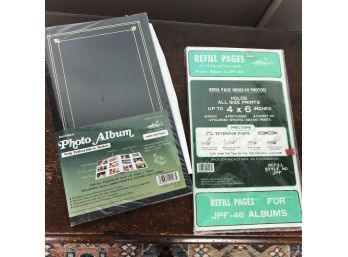 A Never Used Photo Album And Page Refill