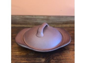 A Flame Proof Ovensafe Lidded Pot By Robbie Lobel Pottery