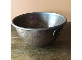 A 10' Copper French Mixing Bowl - For Whipping Egg Whites