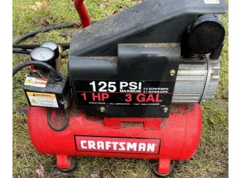 Craftsman 125 PSI, One Horsepower Portable Air Compressor