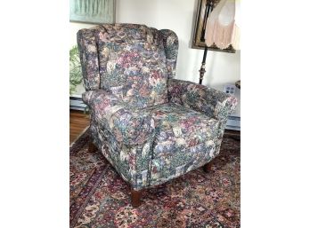 Fantastic LA - Z - BOY Recliner With Great Floral Fabric - Will Lay Almost Flat - Great Quality - Nice Chair