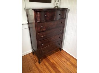Nice 1920s Walnut Finish Chest - Two (2) Over Four (4) Drawers - Made 10x Better Quality Than Modern Furniture