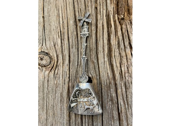 Antique 835 Silver Dutch Windmill Spoon