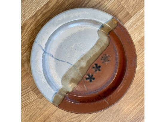 Handmade Signed Pottery Plate