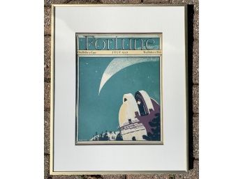 Framed Ervine Metzl 1932 Fortune Magazine Cover