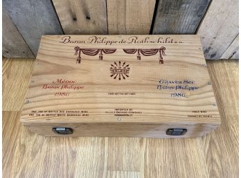 Baron Philippe De Rothschild Wood Gift Box