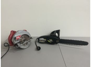 Chainsaw & Skilsaw - Tool Lot