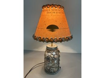 Connecticut Shorefront Seashell Lamp