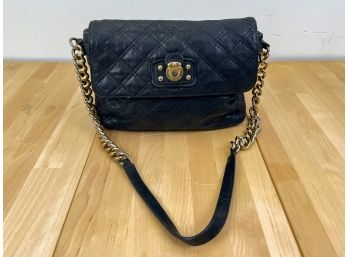 Marc Jacobs Soft Leather Handbag With Chain Strap