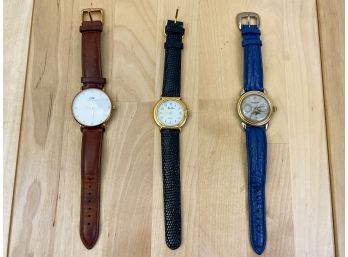 Ladies Watches - Daniel Wellington, Henri Purec, And Faconnable