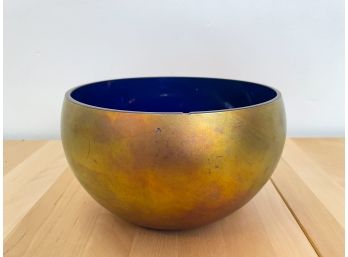 Steven Maslach Iridescent Glass Bowl